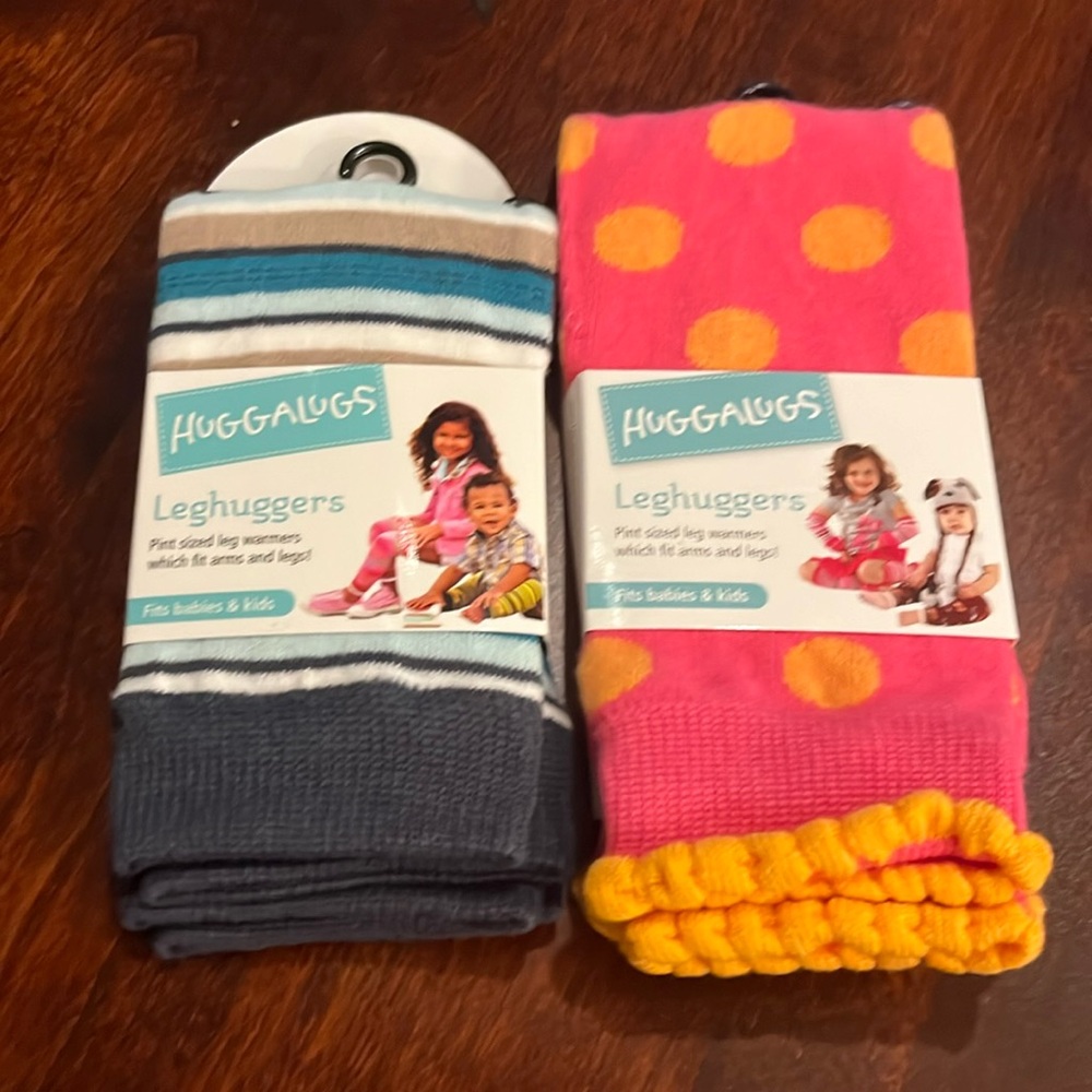 Bundle of 2 new Huggalugs arm/leg warmers